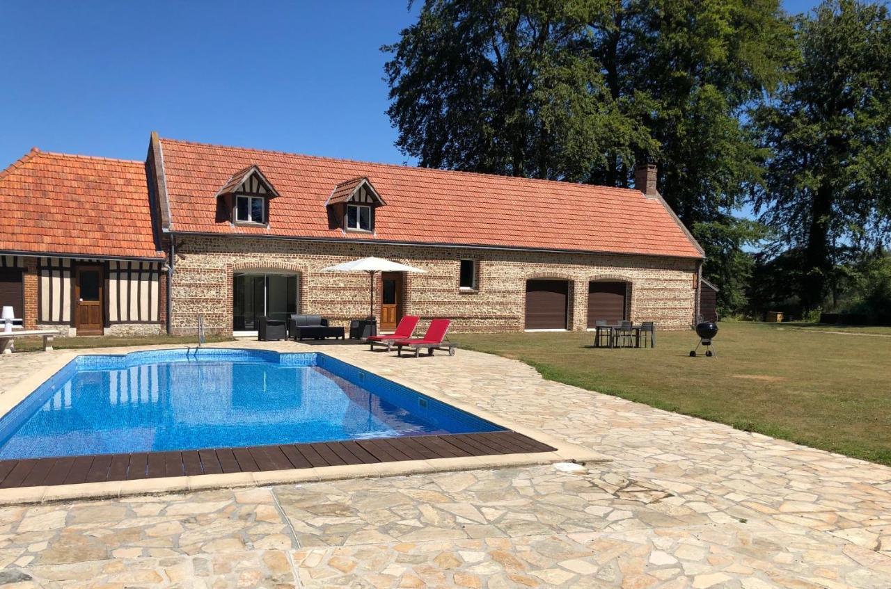 Clos Celeste - Campagne D Etretat Avec Piscine Et Spa (Adults Only) Écrainville Exterior foto