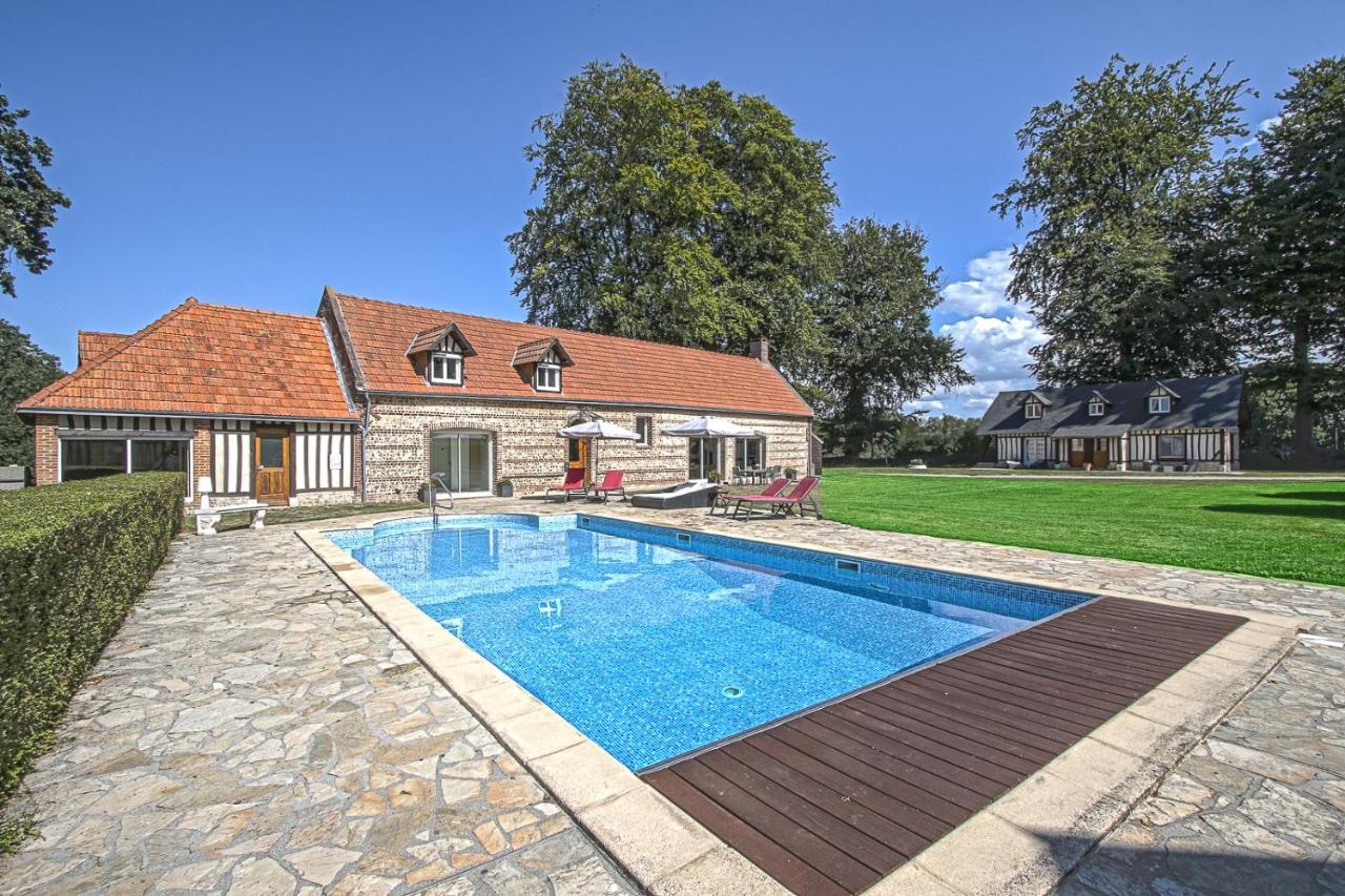 Clos Celeste - Campagne D Etretat Avec Piscine Et Spa (Adults Only) Écrainville Exterior foto