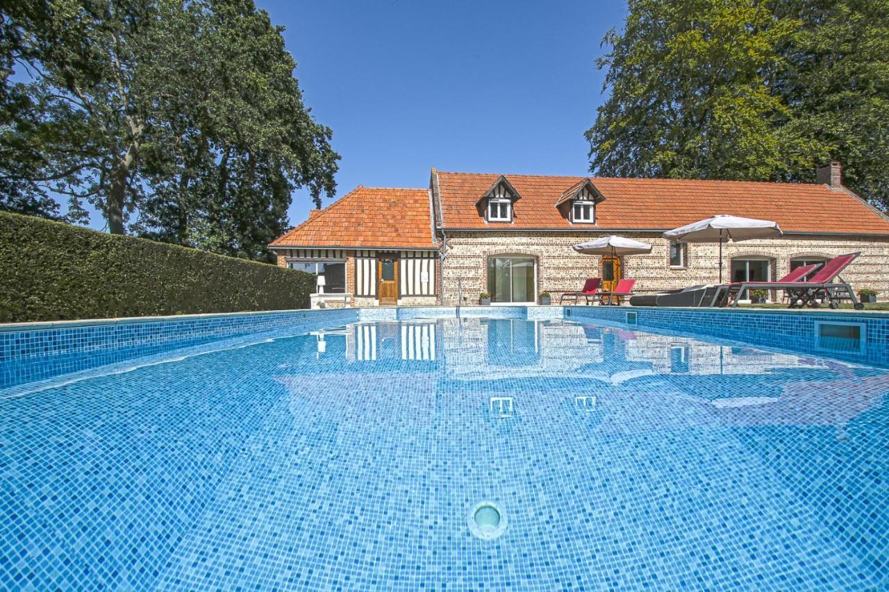 Clos Celeste - Campagne D Etretat Avec Piscine Et Spa (Adults Only) Écrainville Exterior foto