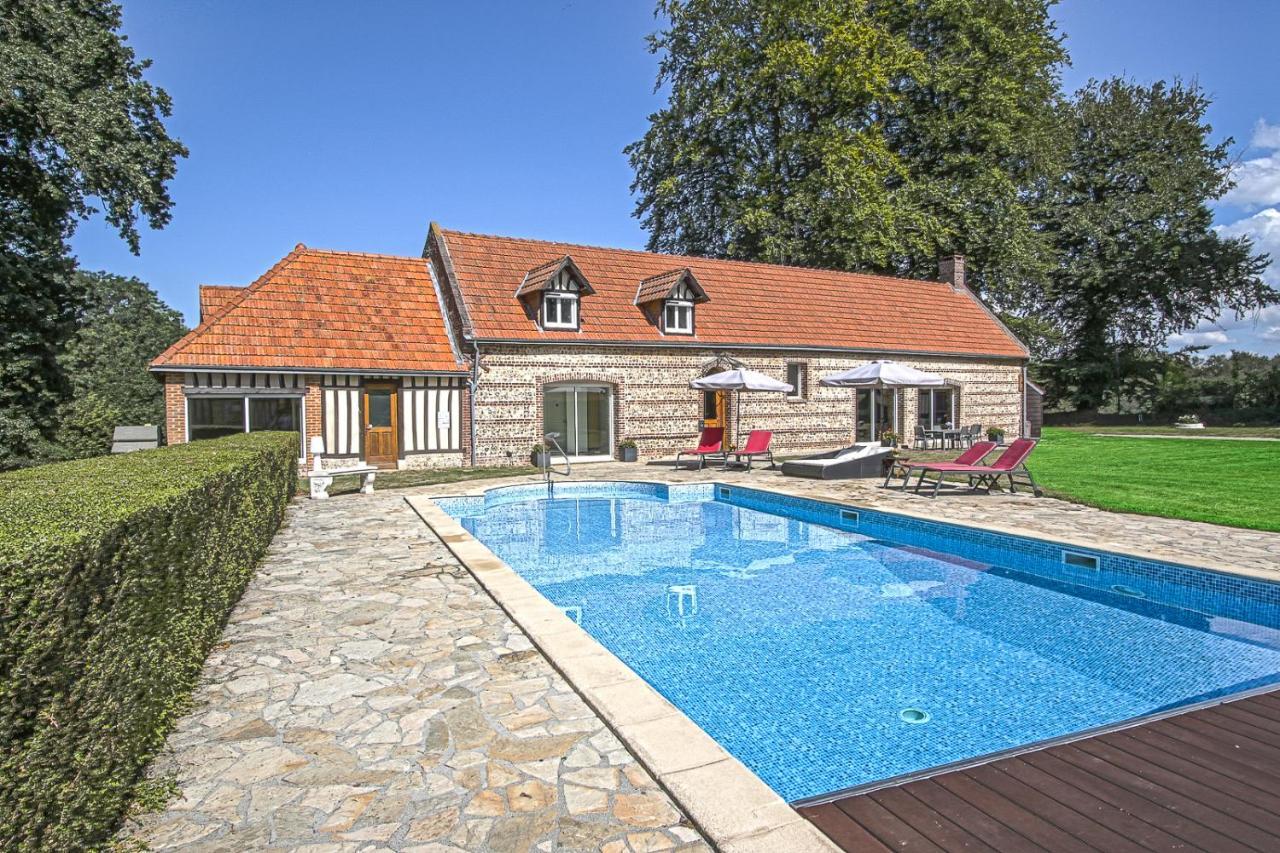 Clos Celeste - Campagne D Etretat Avec Piscine Et Spa (Adults Only) Écrainville Exterior foto