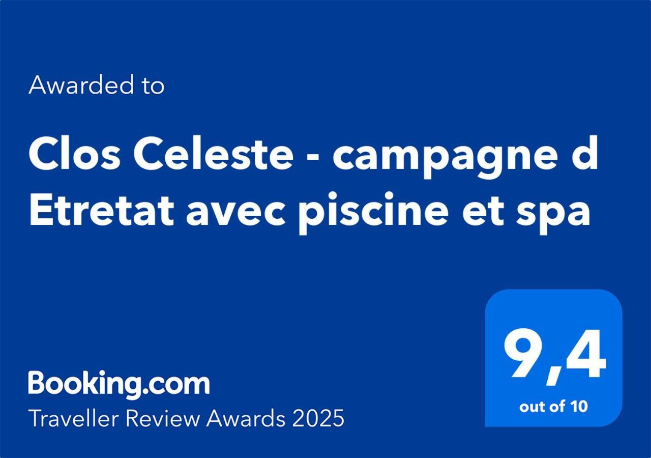 Clos Celeste - Campagne D Etretat Avec Piscine Et Spa (Adults Only) Écrainville Exterior foto